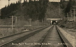 Rocky Point Tunnel, N.P.R. Postcard