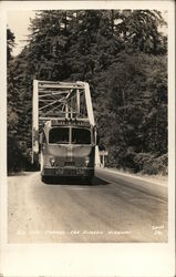 Loas Angeles Bound Nus on Big-Sur - Carmel - San Simeon Highway Buses Postcard Postcard Postcard