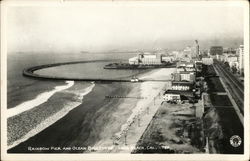 Rainbow Pier and Ocean Boulevard Postcard