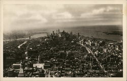 South View from Empire State Building Postcard