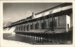 West Powerhouse, Grand Coulee Dam Postcard