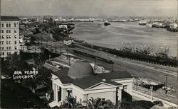 San Pedro Harbor California Postcard Postcard Postcard