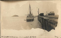 Fishing Boat at Dock Smith River, CA Postcard Postcard Postcard