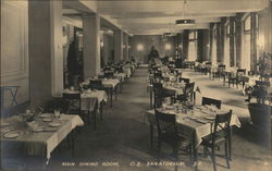 Christian Science Sanatorium - Main Dining Room San Francisco, CA Postcard Postcard Postcard