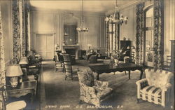 Living Room, C.S. Sanatorium San Francisco, CA Postcard Postcard Postcard