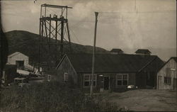 Barns, Mining Machinery? Buildings Postcard Postcard Postcard