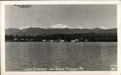 Lake Stevens and Three Fingers Mountain Postcard