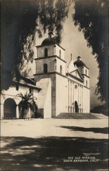 The Old Mission Santa Barbara, CA Postcard Postcard Postcard