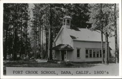 Fort Crook School Postcard