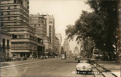 Avenida Juarez Postcard