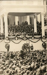 President Speaking to Crowd Warren Harding? Presidents Postcard Postcard Postcard