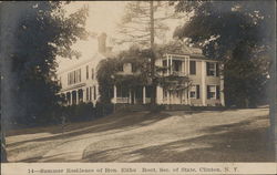 Summer Residence of Hon. Elihu Root, Secretary of State Clinton, NY Postcard Postcard Postcard