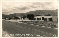 NIckel Creek Station and Motel Postcard