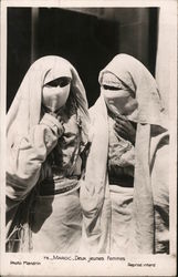 Two Young Women Postcard