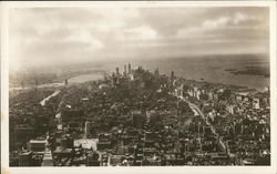 South View from Empire State Building Postcard