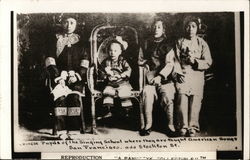 Chinese Pupils of the Singing School Where They Are Taught AAmerican Songs Asian Postcard Postcard Postcard