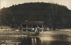 In Camp - Goodyear Lake Postcard