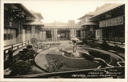 Japanase Bungalow, Patio - Japanes Gardens Hollywood, CA Postcard Postcard Postcard