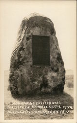 Monument on the Site of Ft. Necessity, 1754 Farmington, PA Postcard Postcard Postcard