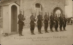 Eine Fidele Waeche der Altenkrieger in Ohrdruf 1914 Postcard