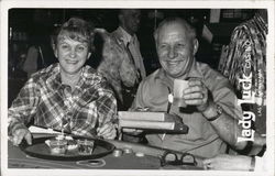 Lady Luck Casino, Man and Woman Smiling Las Vegas, NV Postcard Postcard Postcard