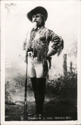 Colonel W. F. Cody (Buffalo Bill) Postcard