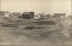 Bird's Eye View Acme, AB Canada Alberta Postcard Postcard Postcard