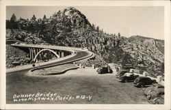 Donner Bridge, U. S. 40 Highway Postcard