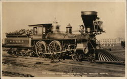 The Engine General Made Famous by Andrew's Raiders During the Civil War Locomotives Postcard Postcard Postcard