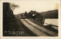 The Driveway, Wolfe Lake Postcard