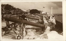 Old CAnnons at Cabana Tortress Havana, Cuba Postcard Postcard Postcard