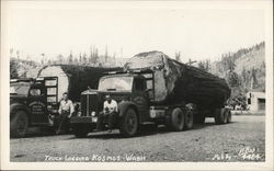 Truck Logging Kosmos, WA Postcard Postcard Postcard