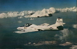 Class Room In The Sky T-37B Aircraft Postcard Postcard Postcard