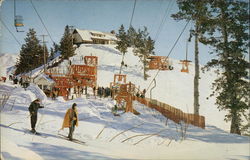 Ski Lift, Baldy Mountain Postcard