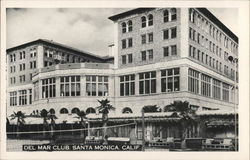 Del Mar Club Santa Monica, CA Postcard Postcard Postcard