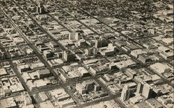 Aerial View of Business Section Phoenix, AZ Postcard Postcard Postcard