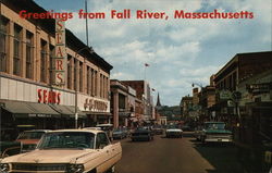 Greetings from Fall River, Massachusetts Postcard Postcard Postcard