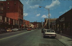 Business District Lawrence, MA Postcard Postcard Postcard