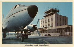 Harrisburg, York State Airport New Cumberland, PA Postcard Postcard Postcard