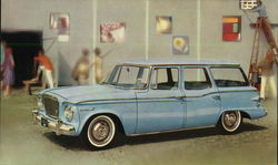 Studebaker Lark 4-Door Wagon Cars Postcard Postcard Postcard