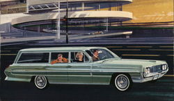 1962 Oldsmobile Super 88 Fiesta Cars Postcard Postcard Postcard