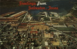 Greetings from Galveston Postcard