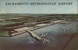 Sacramento Metropolitan Airport California Postcard Postcard Postcard