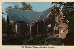 Old Blandford Church, Petersburg, Virginia Postcard