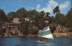 Blue Water Manor Lake George, NY Postcard Postcard Postcard