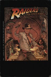 Raiders of the Lost Ark Movie and Television Advertising Postcard Postcard Postcard