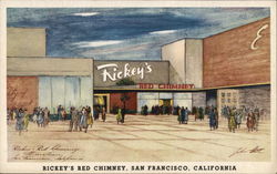 Rickey's Red Chimney Postcard