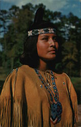 Native American Woman Postcard