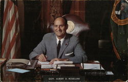 Governor Albert D. Rosellini Postcard