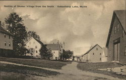 Section of Shaker Village from the South Postcard